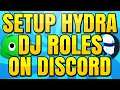 How to Make a DJ Role with Hydra Music Bot in Discord
