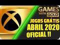 JOGOS GRÁTIS XBOX LIVE GOLD ABRIL 2020 [OFICIAL] !! Microsoft deu uma melhorada finalmente !!!