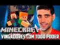 Minecraft 1.14 #28 - Os VINGADORES do MINECRAFT Estão com todo o poder