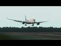 OMAN AIR A350 Crosswind Landing Manchester [X-Plane 11]