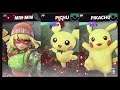 Super Smash Bros Ultimate Amiibo Fights – Min Min & Co #355 Min Min vs Pichu vs Pikachu