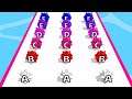 A-Z Run 🔵🟡❤️ MAX LEVELS All Levels Gameplay Walkthrough Android, iOS BIG UPDATE!!!