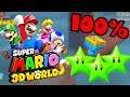 Bowser-1 Spiky Spike Bridge 🎪 Super Mario 3D World Switch + Wii U 🎪 All Green Stars + Stamp