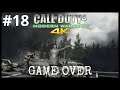 Call of Duty 4 Modern Warfare Game Over Mission 18 4K