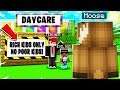 I Joined a CREEPY RICH DAYCARE Owned By A EVIL RICH KID.. His SECRET Will Shock You.. (Minecraft)
