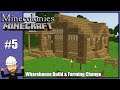 Let's Play MineColonies #5 Wharehouse Build & Farming Change - Minecraft Modded Series