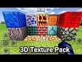 MCPE 3D Texture Pack With Ultra Realistic Shaders | 1.13, 1.14, 1.15 | 2020