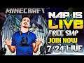 MINECRAFT SURVIVAL SMP LIVE WITH SUBSCRIBER | SMP SERVER 24/7 | PE + JAVA | NAP IS LIVE JOIN NOW!!