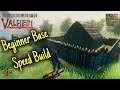 Valheim Ep2 - Speed Build Of My First Base ; Beginner Building Tips & Tricks