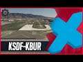 X-Plane 11 LIVE | A300 into Burbank + 4 Stack Visual APP | iniBuilds A300 | Louisville to Burbank
