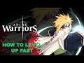 Anime Warriors How to level up fast