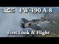 DCS FW 190 A-8 - First Look & Flight