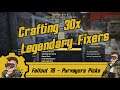 Fallout 76 - Crafting 30x legendary Fixers | PTS Fallout Worlds