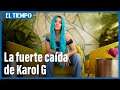 Fuerte caída de Karol G en pleno concierto