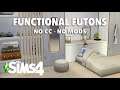 Functional Futons No CC No Mods  | The Sims 4 | Tutorial | Platforms