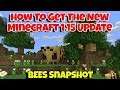 How To Get The Minecraft 1.15 Bees Snapshot Update