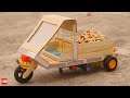 How to Make Tuk Tuk Auto Rickshaw at Home - Diy Matchbox Loading Rickshaw