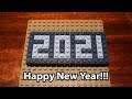 Lego: Pixel Art Speed Build and Showcase: Happy New Year 2021
