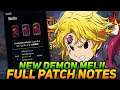 PvP King is HERE! Demon Meliodas Banner CONFIRMED! 5/25 Patch Notes | Seven Deadly Sins Grand Cross