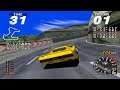 Rave Racer - Namco System 22 - Novice - 2 Yellow Car - Full Race