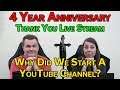 4 Year Anniversary Live Stream — Why Did We Start a YouTube Channel? — Q&A with Tech & Rogue