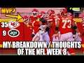 Chiefs Vs Jets Review - My Thoughts / Breakdown Of The NFL Week 8