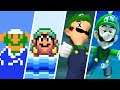 Evolution of Luigi Drowning in Water (1985-2021)