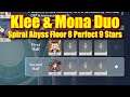 Klee & Mona Duo Spiral Abyss Floor 8 Perfect 9 Star Clear - Genshin Impact Global