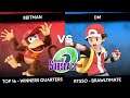 RTSSO - 8BitMan (Diddy Kong) vs DM (Pokemon Trainer) - Brawltimate - Top 16 - Winners Quarters