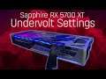 Sapphire RX 5700 XT Nitro+ Undervolt Settings | Radeon Software 2020