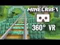 3D 360 video | Roller Coaster 360° 60fps New Minecraft 마인크래프트 Nintendo Labo Playstation VR PSVR