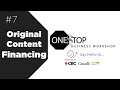 Finding financing for your original digital content | One Stop Business