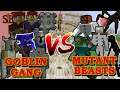 GOBLIN GANG vs MUTANT Beasts creatures | Minecraft Mobs Battle | Twilight forest VS Mutant beasts