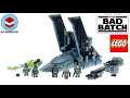 LEGO Star Wars 75314 The Bad Batch™ Attack Shuttle Speed Build