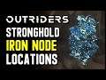 Outriders: The Stronghold - All Iron Node Locations