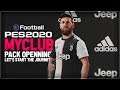 PES 2020 myClub let's start the journey! | INSANE PACK OPENING (No Commentary)