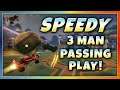 SPEEDY 3 MAN PASSING PLAY! | GRAND CHAMPION 3V3 WITH GARRETTG AND AYYJAYY
