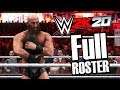 WWE 2K20 - FULL ROSTER REVEAL