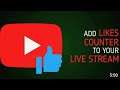 How To Add Like Counter In Live Stream| RealTime Likes Counter InTo Live Stream