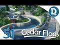 Let's Design Cedar Flags Ep. 51 - Lazy River for our Resort Hotel Pool Plaza - Planet Coaster