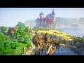 Minecraft Survival - Big Tower Fortress Build & More Village Defense | Minecraft Gameplay