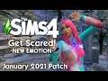 New Scared & Terrified emotions & Brave trait | January 2021 Patch Overview | The Sims 4
