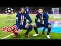 Neymar Jr vs Dortmund 1/8 Finale Ligue des Champions 2019/2020 | PES 2020 #02
