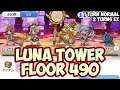 [Princess Connect! Re:Dive] ルナの塔 Luna Tower Floor 490 1 Turn and EX Boss 2 Turns (Noisy Orc)