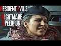 RESIDENT EVIL 3 Remake - Nightmare Mode Speedrun 01:05:12 (4K 60FPS)