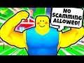 SPYING On SCAMMERS As A Buff NOOB in Roblox Adopt Me!