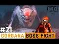 STAR WARS JEDI FALLEN ORDER Gameplay Part 21 - GORGARA BOSS FIGHT (Full Game) | Dathomir