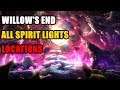 Willow's End All Spirit Lights Locations Ori and the Will of the Wisps