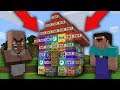 Minecraft NOOB vs PRO : WHY NOOB BUILD TNT HOUSE IN THIS VILLAGE? Challenge 100% trolling