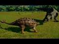 Euoplocephalus VS T-Rex (1993, 1997 and 2001) - Jurassic World Evolution